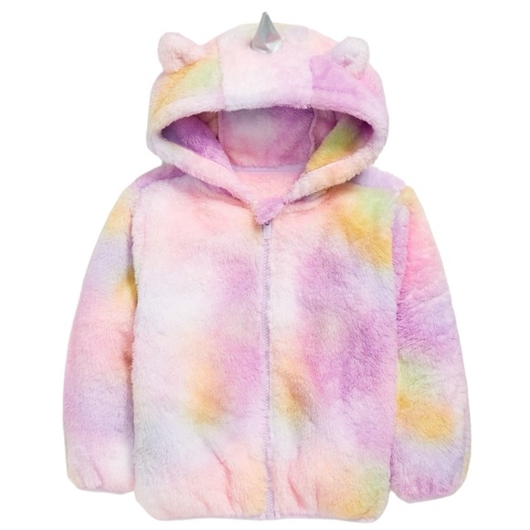 Old Navy Unicorn Sherpa Fleece Jacket - Picture 1 of 5